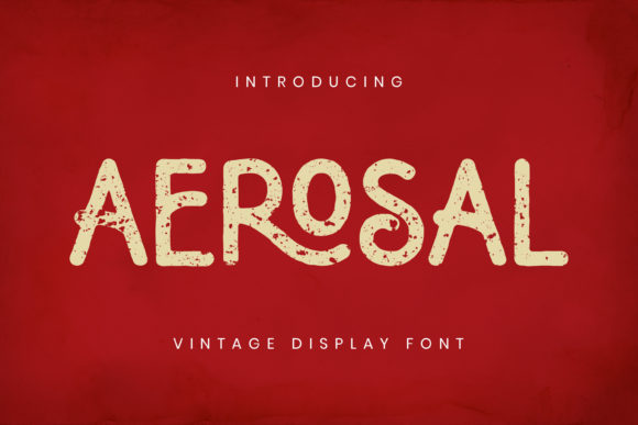 Aerosal: A Premium Display Font for Creative Projects
