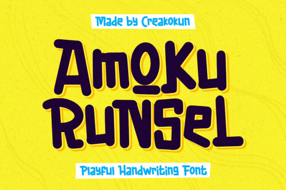 Amoku Runsel Font Review