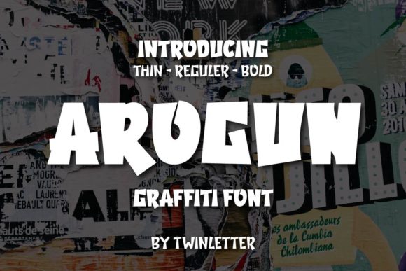 Arogun Display Font for Editorial and Design Projects