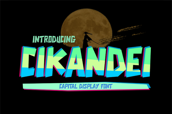 Cikandei Display Font for Makers and Creative Shops