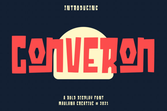 Converon Cubical Font: A Spooky Elegance for Editorial Design
