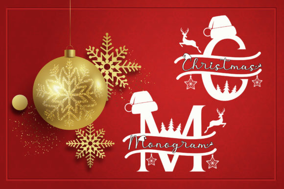 Cute Christmas Monogram Font Review & Free Download