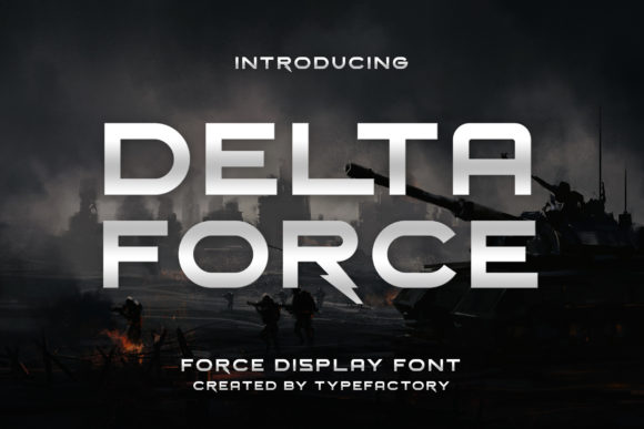 Delta Force Font for Modern Web Design Projects