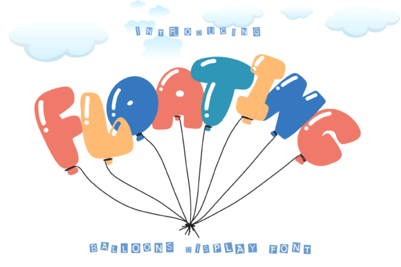 Floating Display Font for Creative Projects