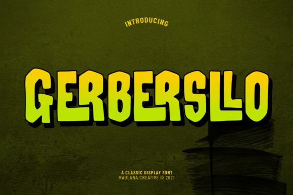 Gerbersllo Font for Kids-Friendly Campaign Design