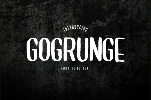 GoGrunge: Bold Font for Creative Campaigns