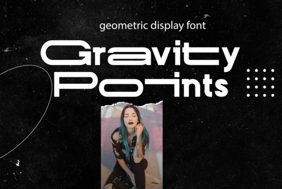 Gravity Points Font: A Display Typeface for Impactful Campaigns