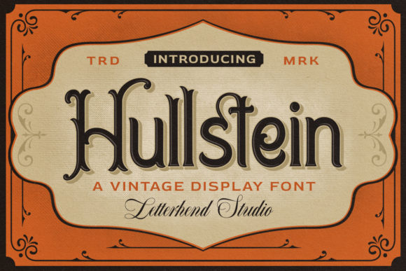 Hullstein Vintage Display Font for Creative Projects