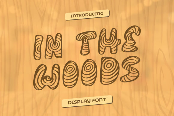 In the Woods Font for Branding and Creative Projects