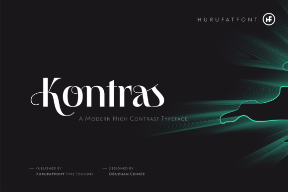 Kontras: A Trendy Display Font for Modern Design