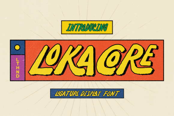 Lokacore: A Playful Display Font for Editorial Design