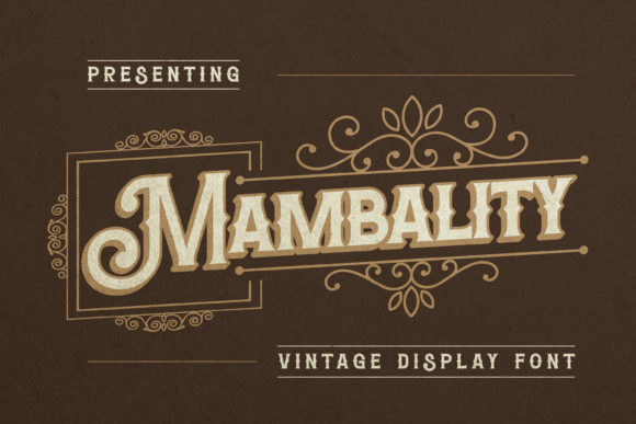 Mambality Font: A Bold Display Typeface for Eye-Catching Campaigns