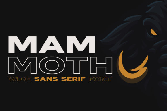 Mammoth Display Font for Editorial Design