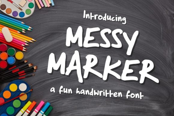 Messy Marker: A Graffiti-Styled Display Font for Editorial Impact
