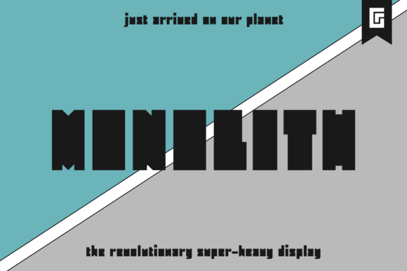 Monolith Pro Font for Bold, Creative Product Designs