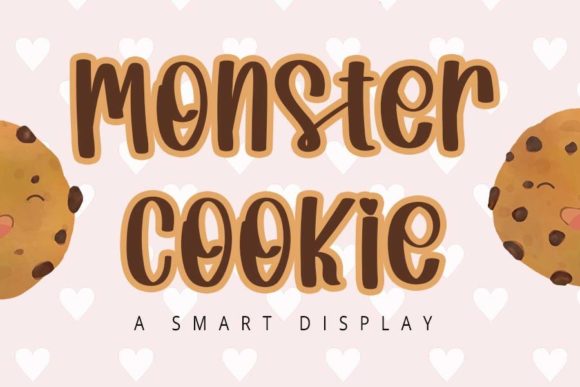 Monster Cookie Font for Web Design Projects