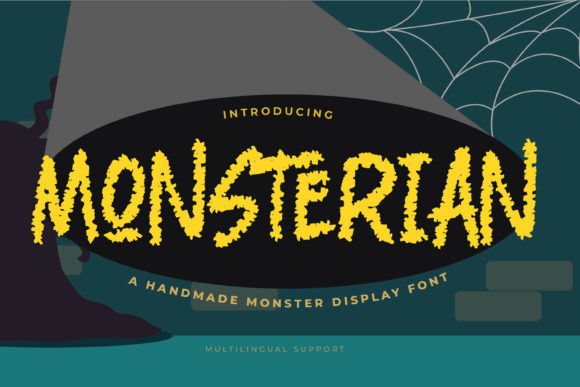 Monsterian Font: Bold Display Typography for Modern Designs