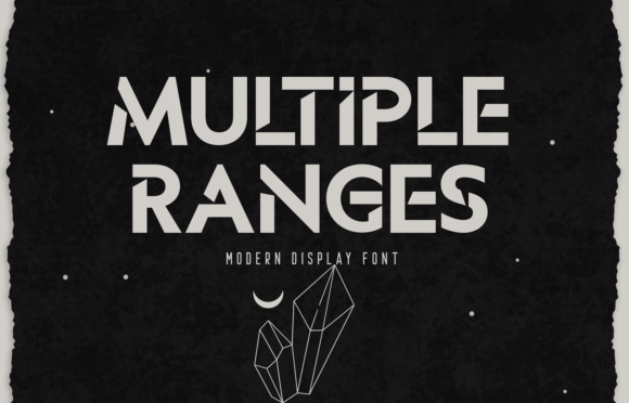 Multiple Ranges Font for Bold Branding and Display Designs