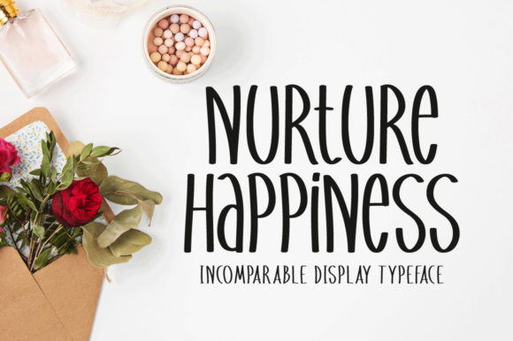 Nurture Happiness Font for Branding Projects with a Youthful Touch