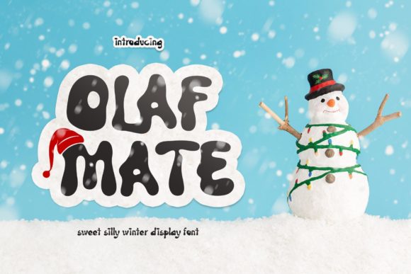 Olaf Mate: A Playful Display Font for Editorial Design