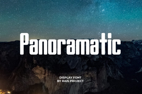 Panoramatic: A Display Font for Editorial Elegance