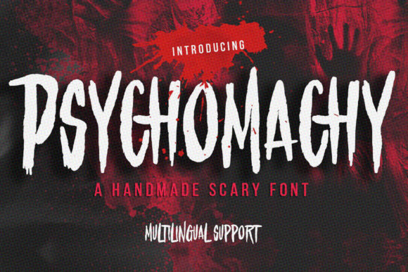Psychomachy Font: A Dark Display Typeface for Memorable Branding