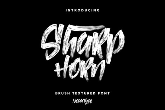 SharpHorn Font: A Display Typeface for Bold Brand Moments