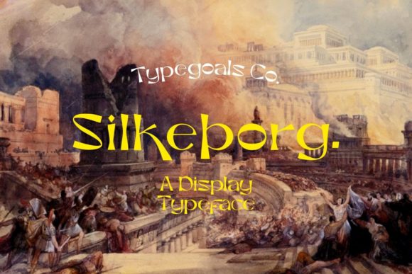 Silkeborg Display Font for Editorial Design