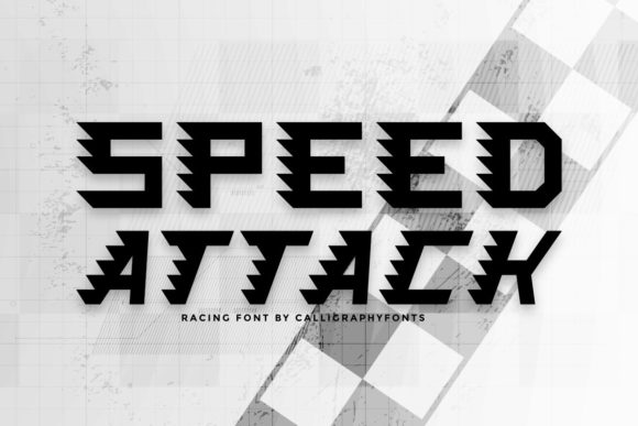Speed Attack Font for High-Impact Digital Campaigns