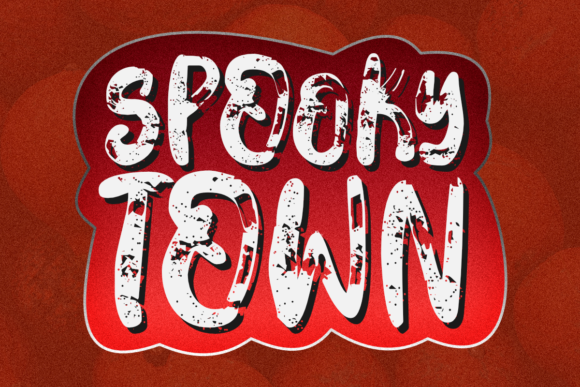 Spooky Town Font for Editorial Design and Creative Typography
