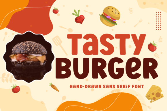 Tasty Burger Font: A Bold Display Typeface for Editorial Design