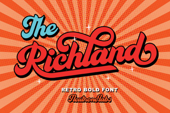 The Richland Font: A Retro Display Typeface for Editorial Projects