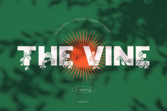 The Vine Font for Bold Campaign Headlines and Display Typography