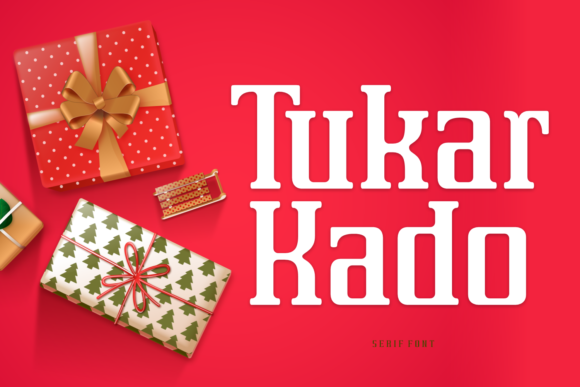 Tukar Kado Font for Eye-Catching Campaigns