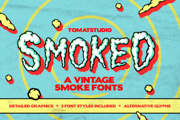 Vintage Smoked Font for Creative Makers